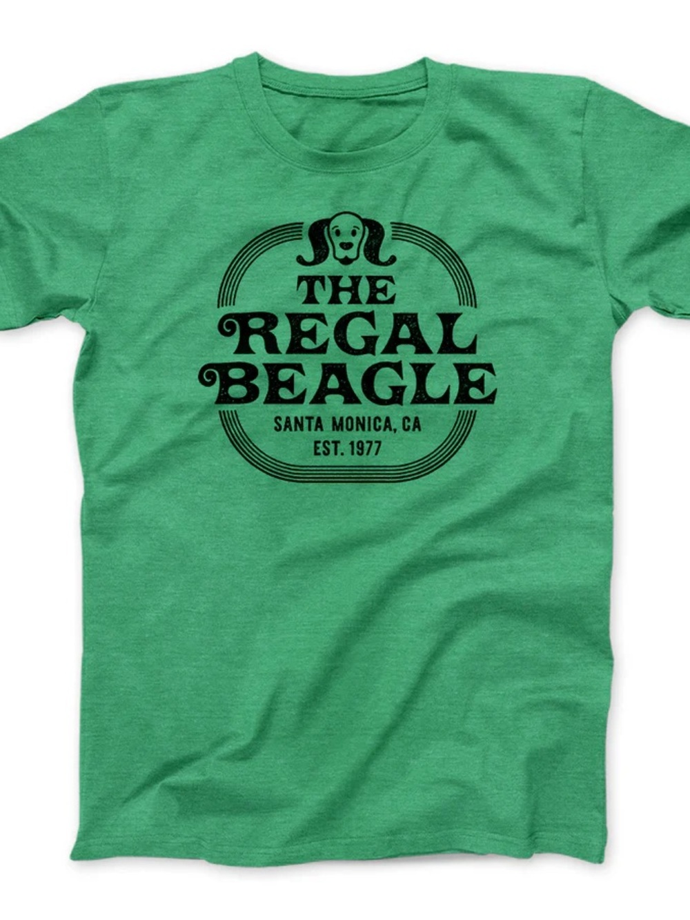 The Regal Beagle Graphic Tee - Green XXL